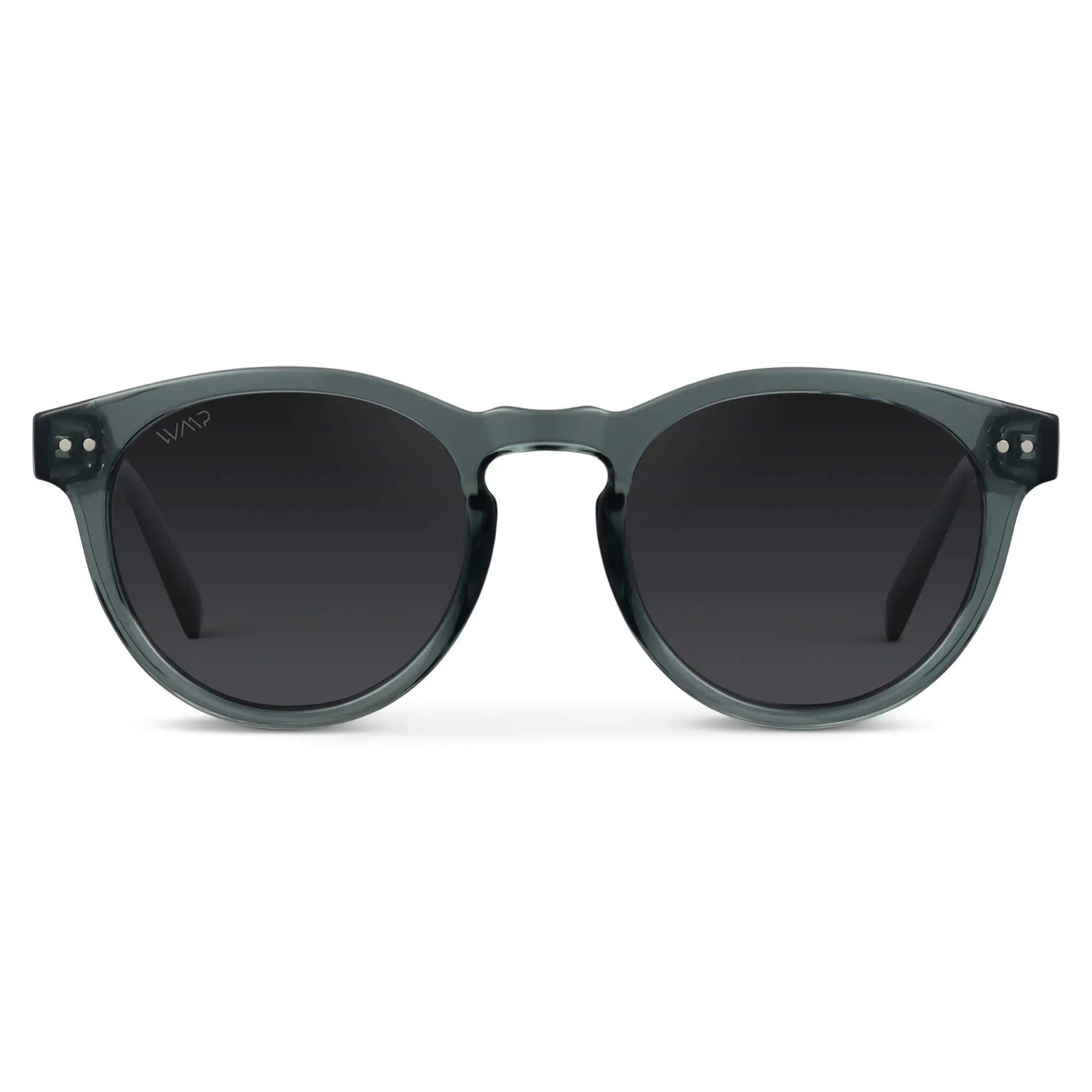 Tate Crystal Blue Frame / Black Lens sunglasses